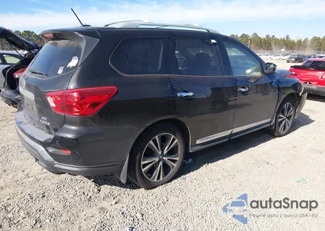 2017 Nissan Pathfinder Platinum from USA, damaged, VIN 5N1DR2MM7HC623833